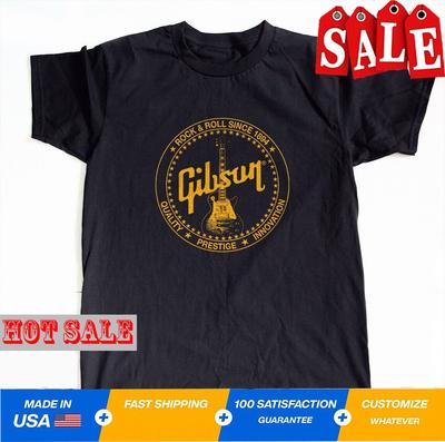 Gibson Les Paul Gitara Muzyka 1894 Koszulka Rozmiar S-5XL EE1119 Koszulka Unisex