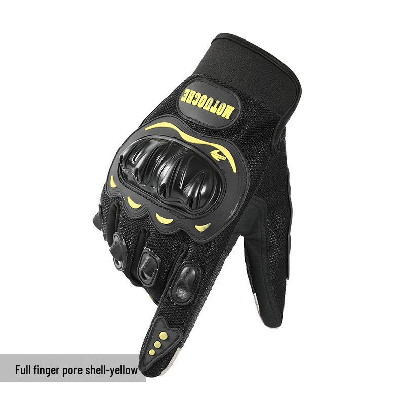 Unisex Four-Season Motorcycle Half-Finger Tactical Gloves - Off-Road, Anti-Slip, Hard Shell Protection