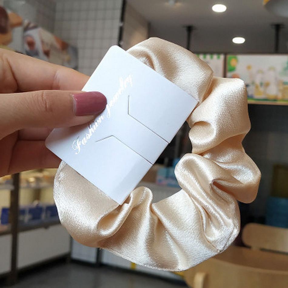 

Резинка-скранч из эластичного шелка для волос для девочек, женская лента из атласа, фиолетовые резинки для волос, черные резинки для волос, резинка для хвоста, аксессуар-шушу