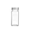 Glass Square Seasoning Bottle - Sealed Jar for Barbecue, Pepper, and Salt Dispenser.