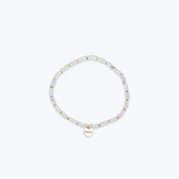 Ice color beads simple bracelet