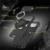 360°Rotating Ring Stand Holder Matte Phone Case for IPhone 17 Pro Max 16 15 14 Slide Window Lens Protect Shockproof Back Cover