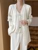 Women's Mid-Length Wool Cardigan - Autumn/Winter Casual Style