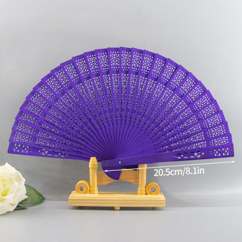 Folding Hand Fan Chinese Style Peacock Fans Sequin Decorative Dancing Fan Hand Fans for Women Home Wedding Fans Decoration