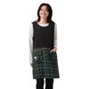 Afternoon Tea Living Apron JM67, Warm Tartan Check Tunic Apron/PEANUTS/Afternoon Tea Original Tartans, Green