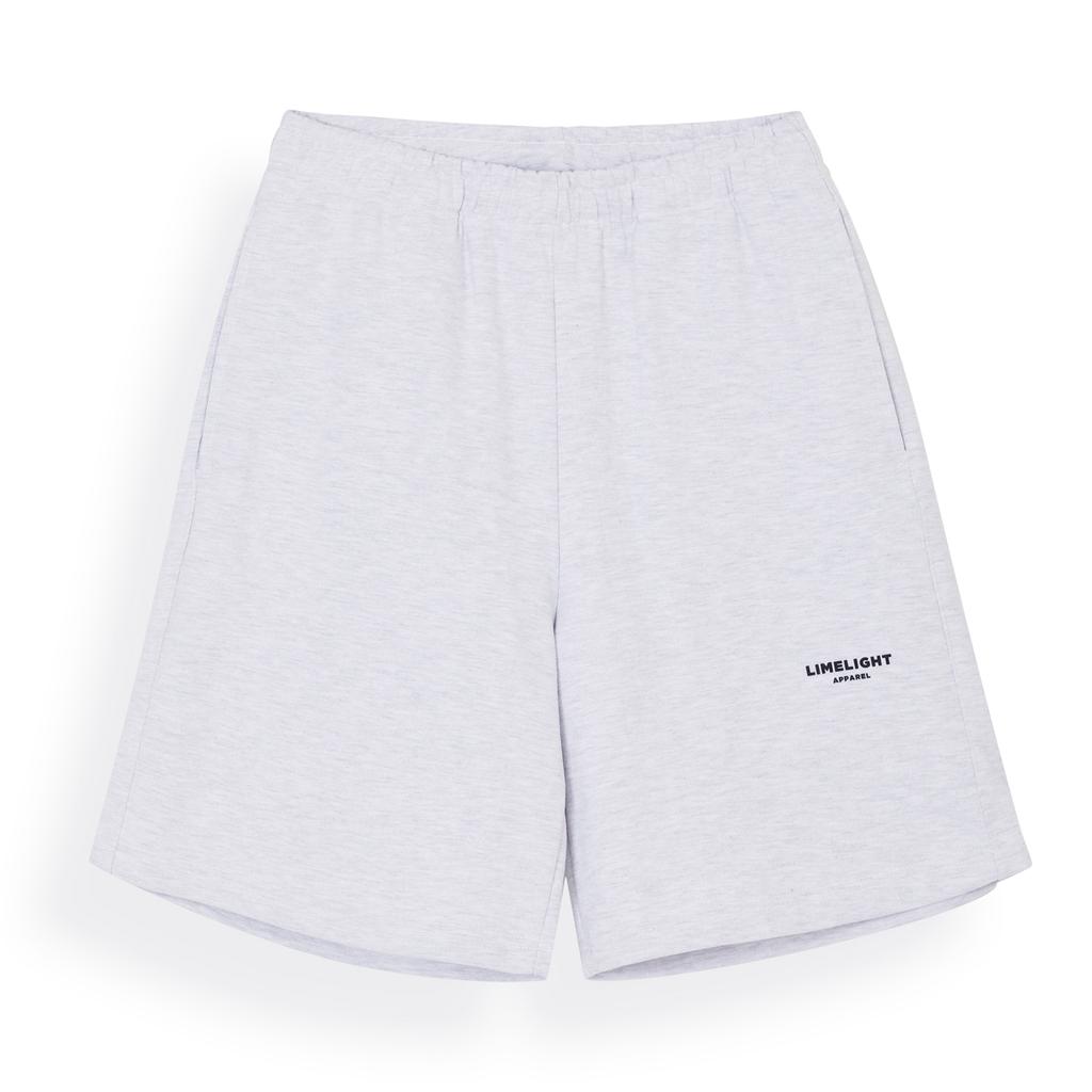 Limelight Apparel Simple Logo Heavy Shorts (Ash Gray/Black)