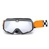 Vintage Checkered Black White Striped Active Eyeglasses Outdoor Activity Off-road Bicycle Motorcycle Goggles