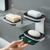 Toilet Soap Box Without Punching Soap Box Double Drain Tray Soap Box Storage Bathroom Storage Rack Soap Box