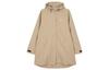 Women'ss Logo Woven Parka Hooded Jacket Brown DM6246-200