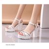 Ladies', Summer, High-heeled Sandals, Thick Heels, Thick Soles, Formal Shoes, Practical and Comfortable.