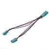Cable Radio Adapter 1pcs 3 Pin Blue Plastic & Metal