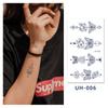 1 Sheets Semi Permanent Women's Fake Tattoos Wrist Ankle Tattoos Waterproof Sweatproof and Long Lasting Herbal Instant Tattoos
