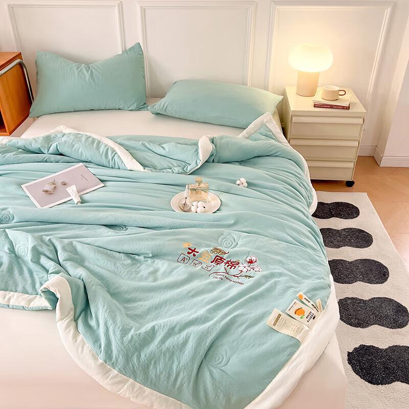 LANGSHA Washed Cotton Soybean Summer Quilt