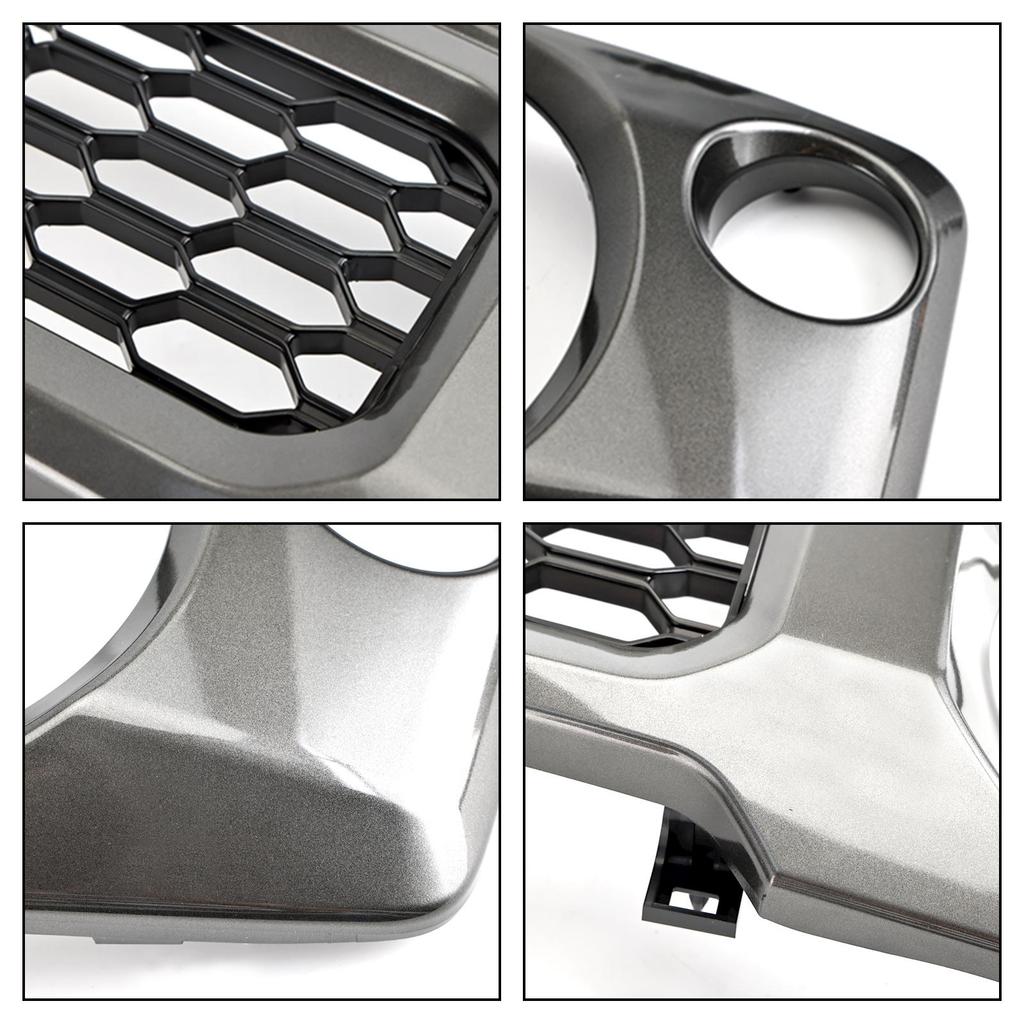 Honeycomb Front Bumper Grill Grille Compatible for Suzuki Jimny JB74 2019-2023 Grey