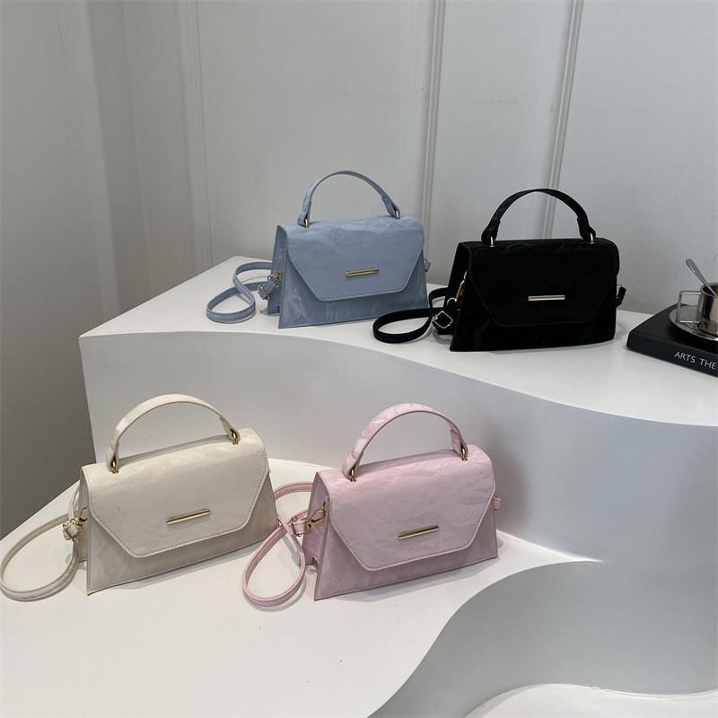 Elegant Marble Texture Pu Leather Women's Handbag Stylish Urban Shoulder Bag For Daily Use