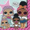Paper Party Home Character Napkins, L.O.L. Surprise! Supplies, Birthday, Decor,