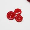 Niucky Basic Nylon Flower Buttons 2 Holes Flatback Washable Scrapbooking Craft Buttons 15mm 12.5mm 12 Colors