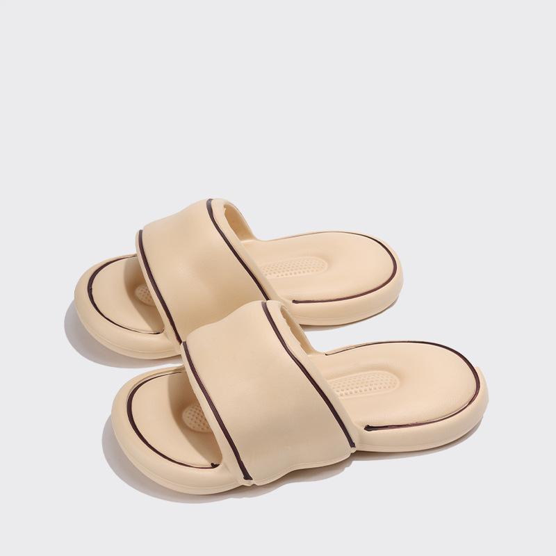 

Stepping on shit feels silent and cool slippers summer 2024 new home home indoor bathing non-slip outer thick-soled slippers 40-41