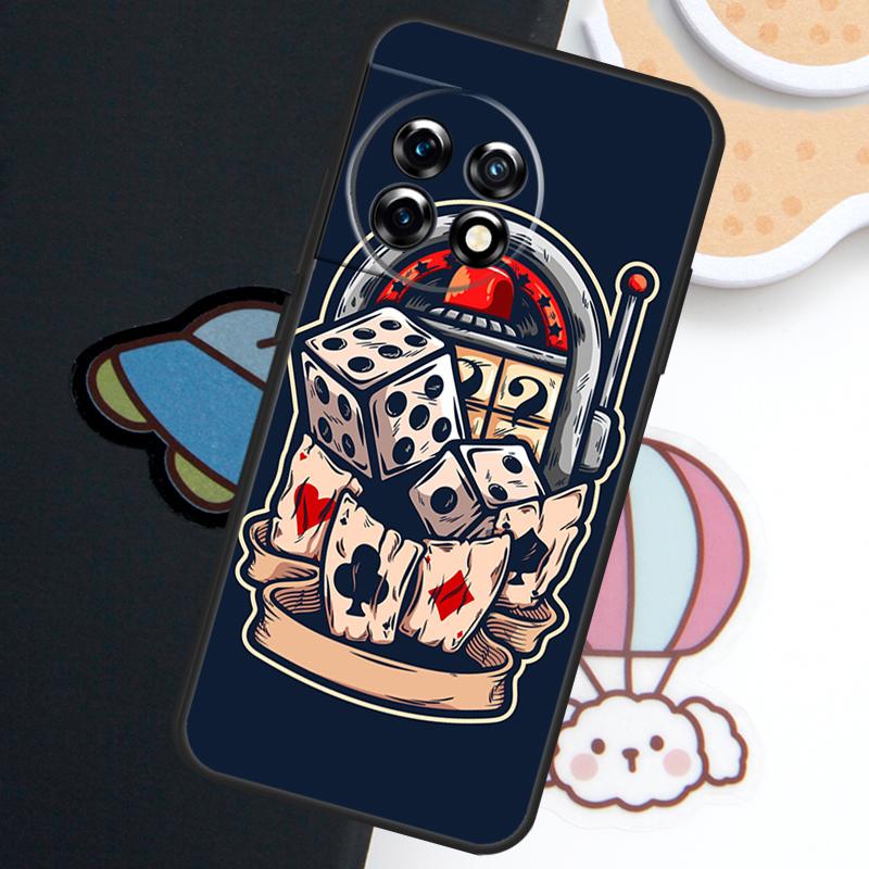 Casino Gambling Case For OnePlus Nord N30 N20 CE 5 3 4 Lite OnePlus 15 13 12 11 9 8 10 Pro 10T 13R 15R Cover