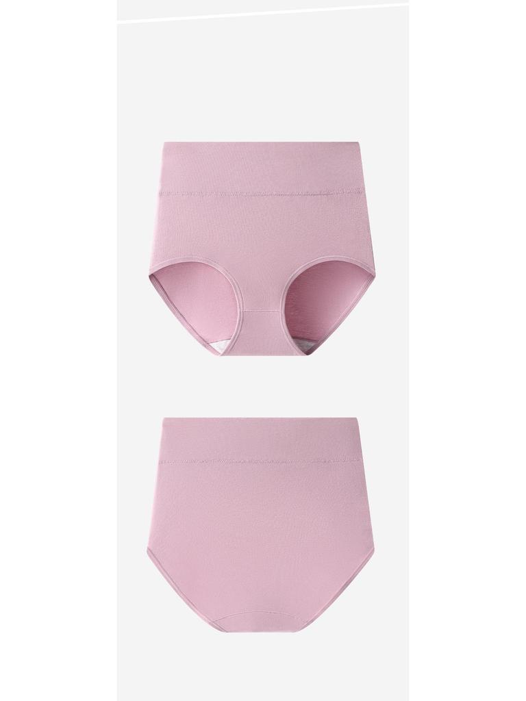 High-Quality Cotton Antibacterial Mid-High Waist Panties for Middle-Aged & Elderly Women - Plus Size Triangular Briefs
