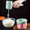 1 Set Multifunctional Electric Garlic Masher & Egg Beater 2-in-1 Set - Rechargeable, Portable, Handheld Mixer & Mini Meat Grinder - USB Charging
