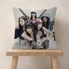 Kpop Singer N-New Jeans Office Cushion Pillowcase Car Cushion Cover45X45CM Lumbar Pillowcase Sofa Pillowcover