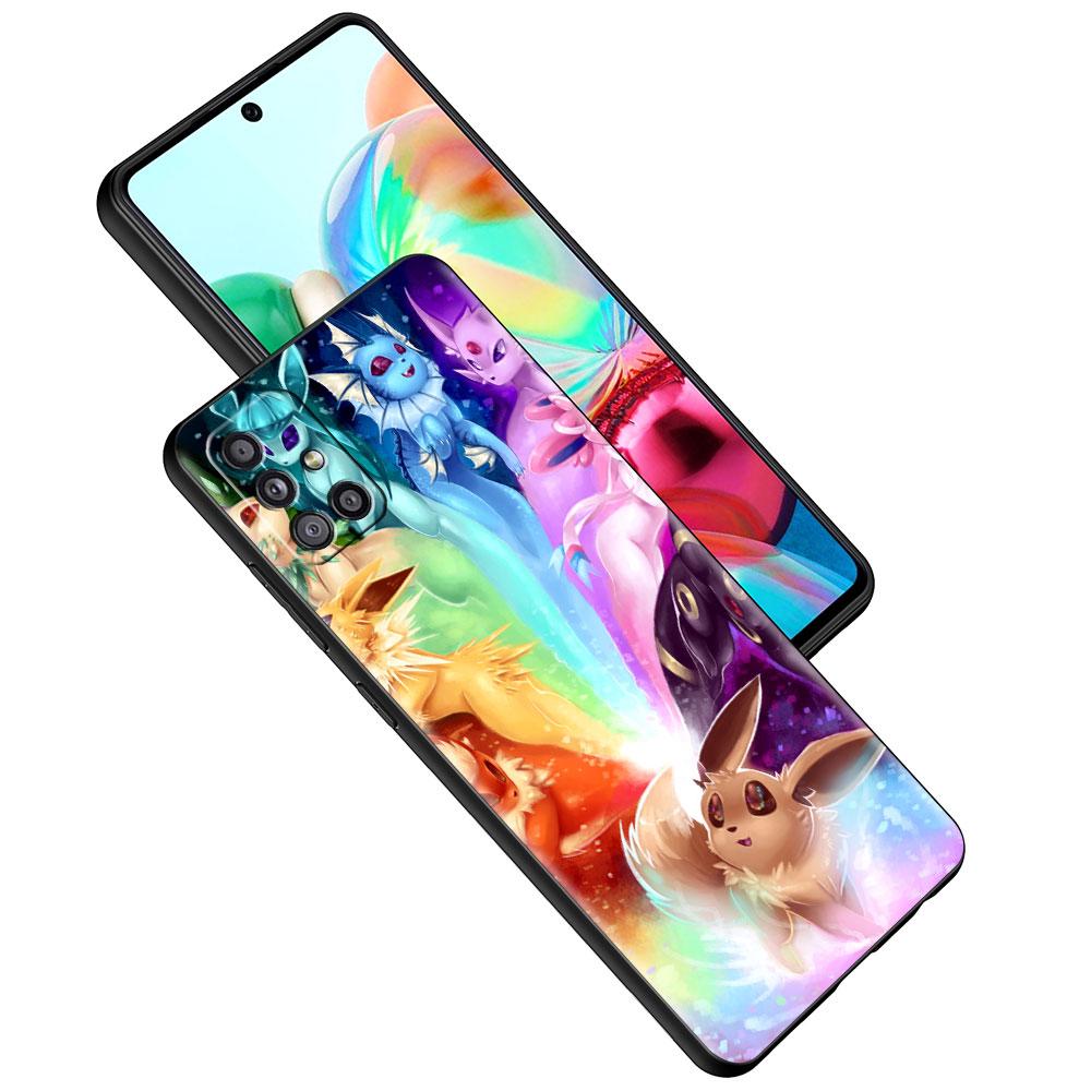 Silikonhülle für Samsung Galaxy A12 A51 A52 A71 A32 A31 A21s A22 A41 A42 A11 A02s A01 A33 A23 Telefonabdeckung Comic Pokemon Monster