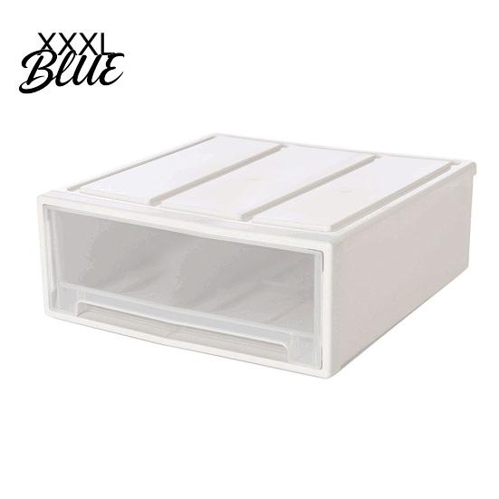 Household Plastic Transparent Container Organizer Storage Box Stackable Drawer