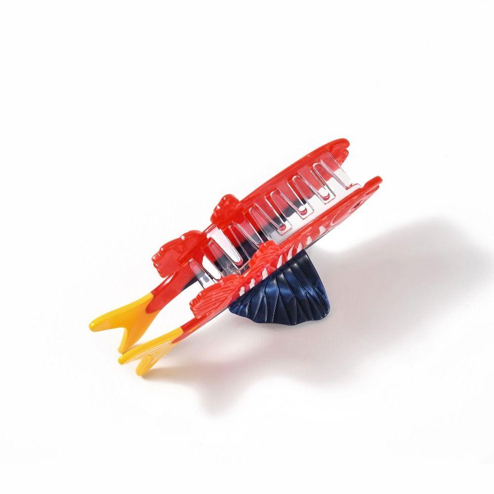 Cute Small Fish Hair Claw Creative Geometry Shark Clip Sweet Ocean Animal Hair Clip Vacation