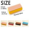 Portable Eyeglasses Protective Case Large Capacity Magnetic Buckle Eyeglasses Sleeve Flocking Inside Sturdy