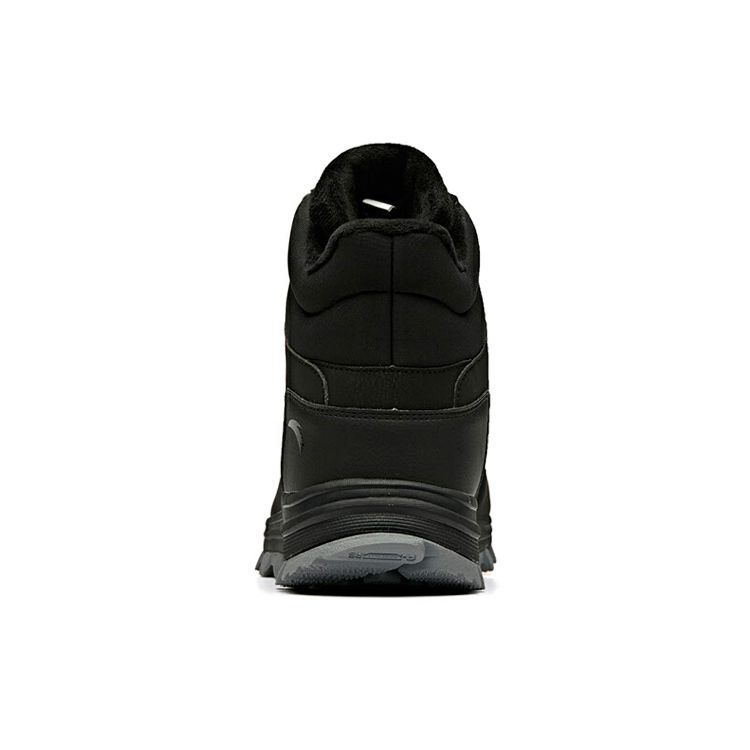 Anta Stoff Rutschfest Abriebfest Höhenvergrößernd Warm High-Top Sportliche Freizeitschuhe Herren Sneaker Schwarz 11948960-1