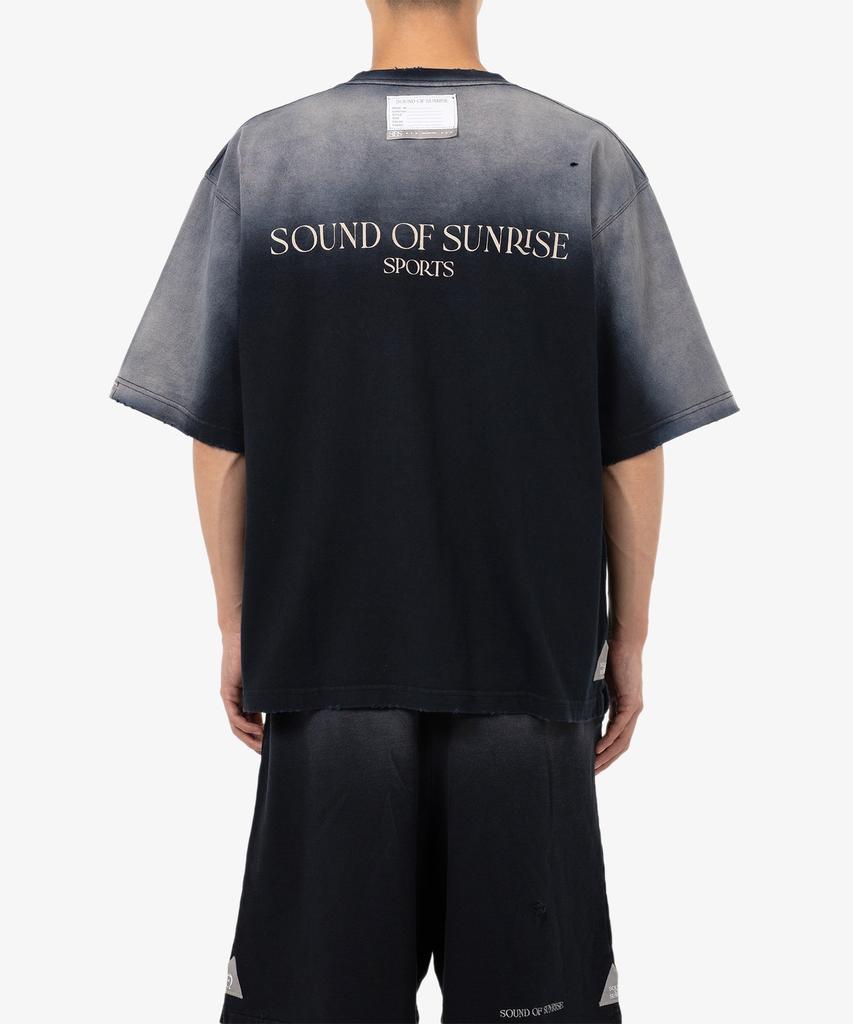 Saundeuobeuseonlaijeu Sun Faded Like T-Shirt Black