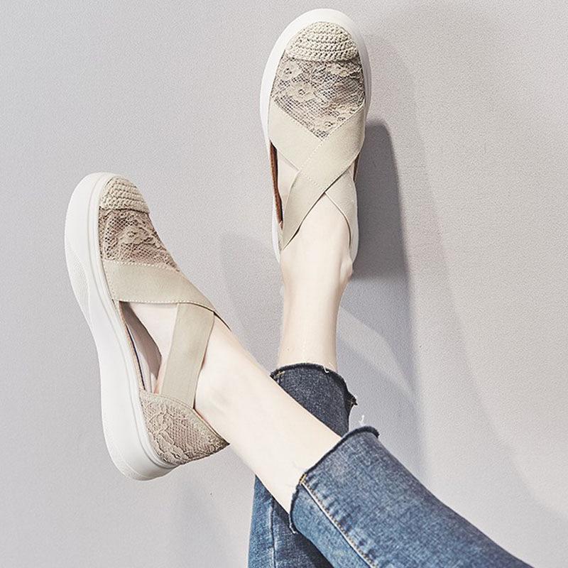 

Новые летние женские сандалии, нескользящие дышащие повседневные тапочки на толстой подошве 40 абрикосовый