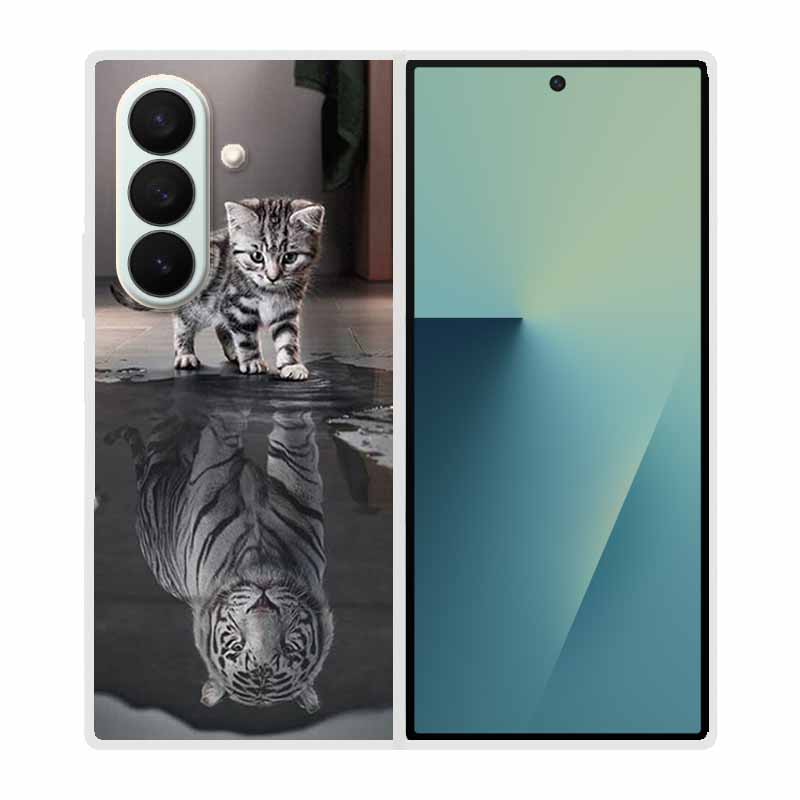 Phone Case For Galaxy Z Fold7 5G 2025 Cases Fashion Protective Back Cover for Samsung Galaxy Fold7 5G Z Fold 7 Hard Shell Fold 7