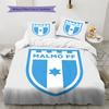 Malmö FF  Pattern Bedding Quilt Set Quilt Cover Pillowcase Home Decoration Birthday Gift (1 * duvet cover + 2 * pillowcase, without core)