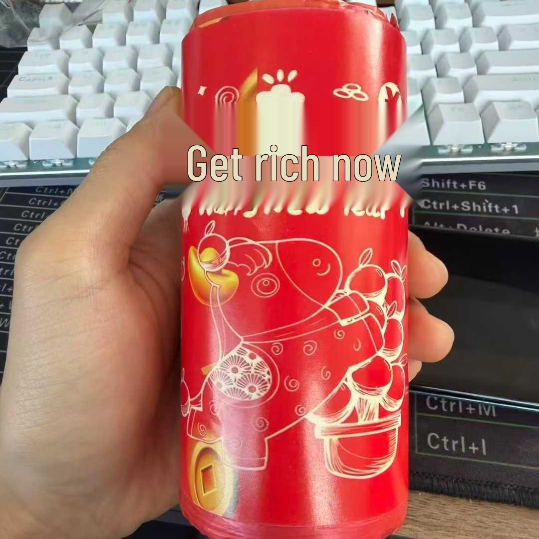 Tear-Free Thickened Drawstring Trash Bags: Extra Thick, Large, Printed Plastic for Household Kitchen