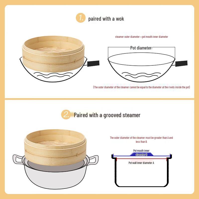 Bamboo Steamer Set