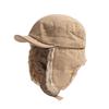 Windproof Lei Feng Hat Plush Earflap Ski Headwear Retro Style Ski Pilot Cap  For Men and Women