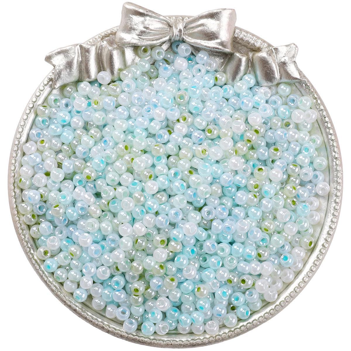 

4 мм бусины-россыпи из циркониевого крема «макарон» для самодельных украшений и вышивки крестиком 170 pieces морская волна