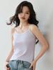 2026 Spring/Summer Women's Slim Fit Color Block Spaghetti Strap Tank Top