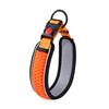 Breathable Honeycomb Mesh Dog Collar Adjustable Reflective Nylon Soft Anti-Strangle Lightweight Pet Collar for Small Medium Large Dogs Outdoor Walking