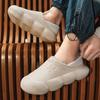 Fashion Men's Slippers Winter Big Size Indoor Waterproof PVC Large Sizes Home Shoes Cotton Bedroom Houseshoes Warm House Home Slippers