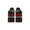 Sparco SPC1903 Universal Car Floor Mats Set Black/Red (4 Pcs)