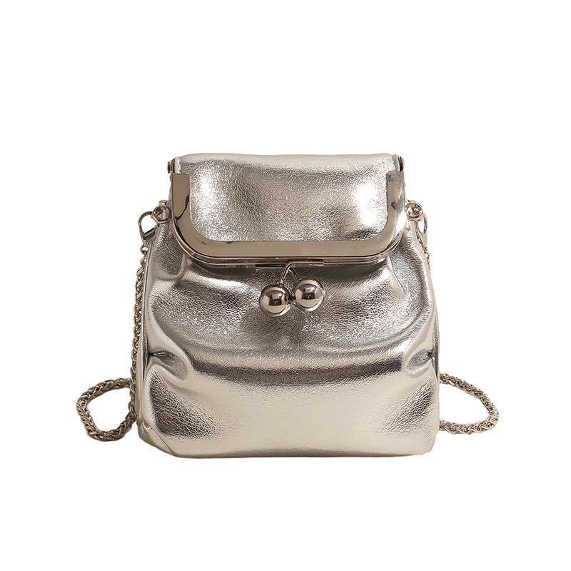 Høykvalitets Mykt Skinn Nisjedesign Veske Mote Lett Skulderveske Mini Crossbody Telefonveske