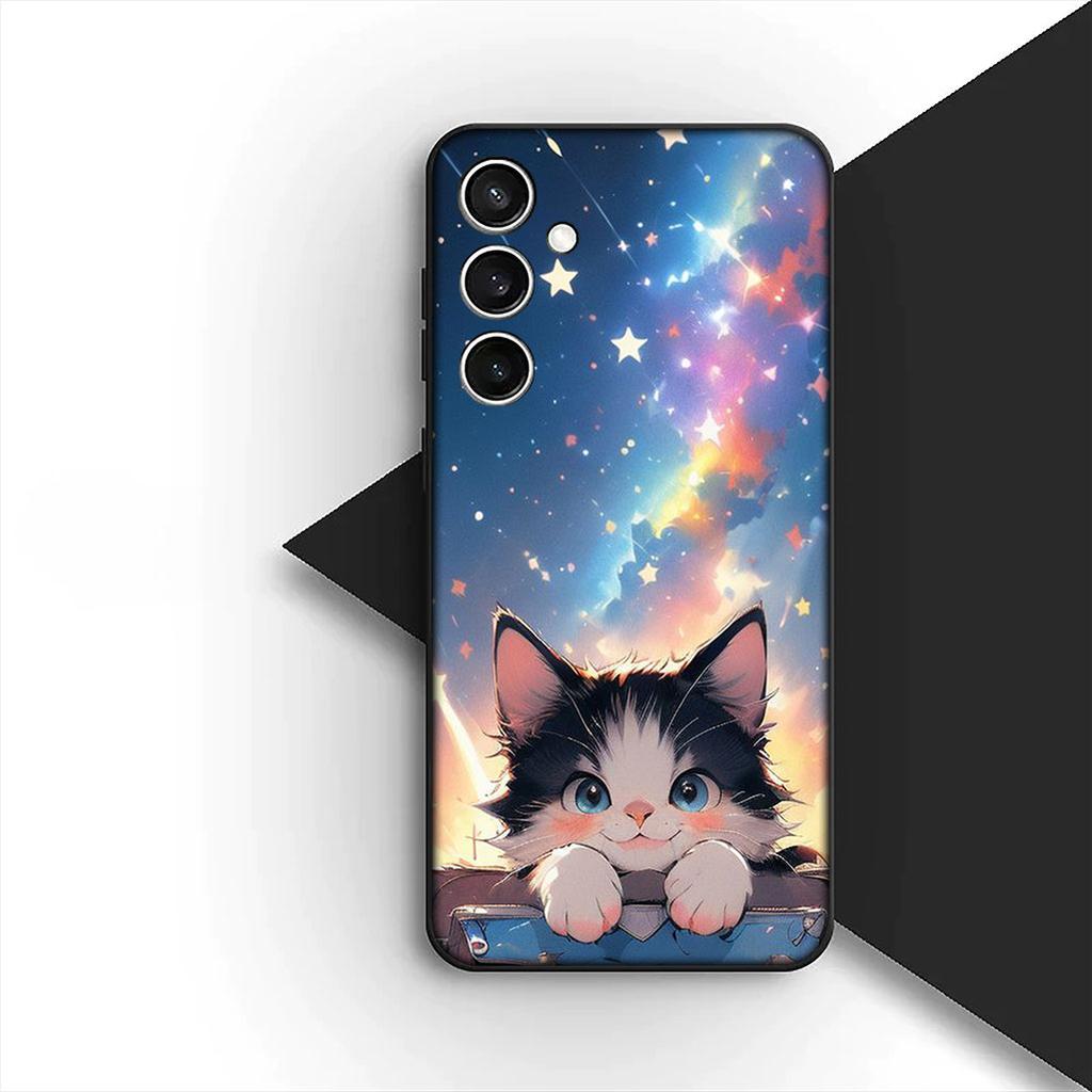 Protective Cover Cartoon Cat Meow Wallpaper for Xiaomi Redmi 15 15C 14C 8A A4 A5 Note 8 7 14 Pro + 8T 14S Phone Case