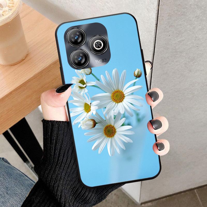 Für ZTE BLADE A75 4G Hülle Coque Luxus Stoßfest Weiches TPU Silikon Handyhülle Für ZTE BLADEA75 Fundas Capa Modehülle