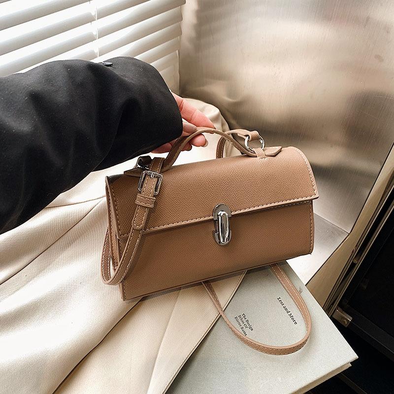 New Niche Design Popular Toothpick Pattern Small Square Bag Versatile Portable Shoulder Messenger Women's Bag