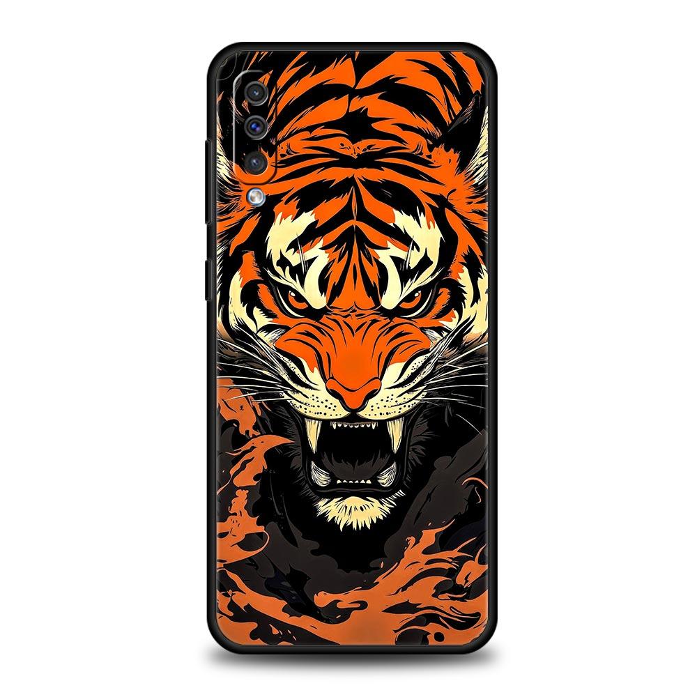 Cool Animal Tiger Lion Phone Case For Samsung A56 A36 A26 A54 A52 A24 A14 A50 A72 A70 A06 A12 A22 A34 A42 A32 A04s A16 5G Cover