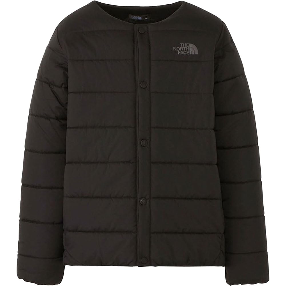 The North Face Micro Zephyr and Size 120 Kids' Cardigan, Unisex, Lightweight, Warm, Cold-Weather, Black,