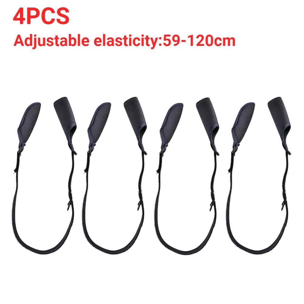 1-5PCS Fishing Rod Socks Srtap Fishing Pole Sleeves Belt Rod Protector Adjustable Rod Cover Protector for Fishing Rod Tube Case